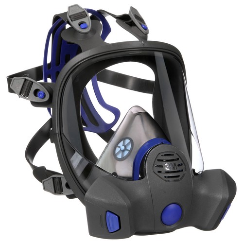 FF-802 Full-Facepiece (M) 3M Secure Click Reusable Respirator with Speaking Diaphragm (4/cs)
